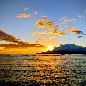 Sunset in Lahaina, Maui