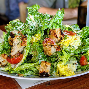 Caesar salad at Brick Restaurant