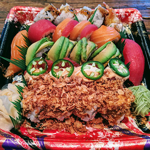 Takeout sushi