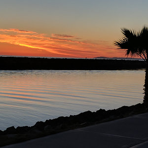 Sunset at Dana Point Harbor