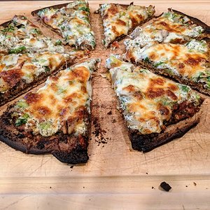 Home made low carb pizza
