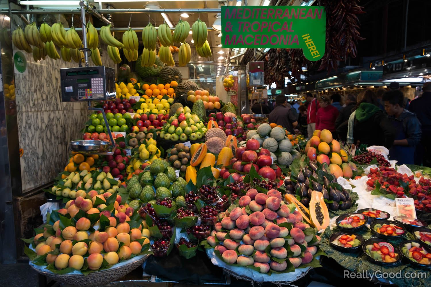 Barcelona food market