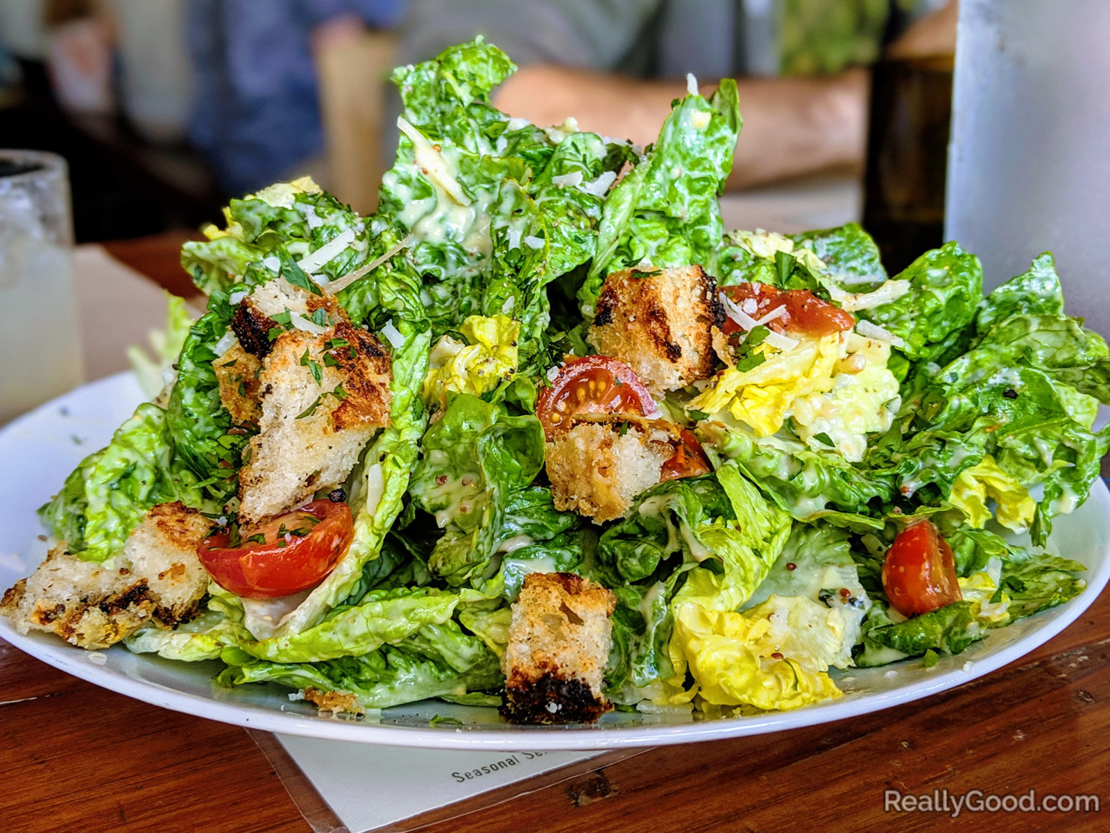 Caesar salad at Brick Restaurant