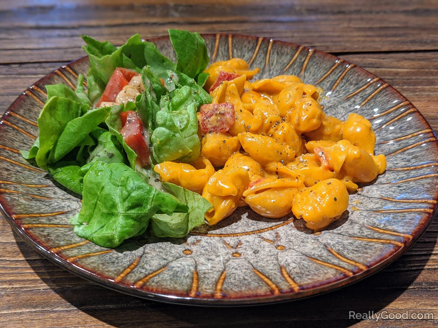 Chickpea shells and cheese