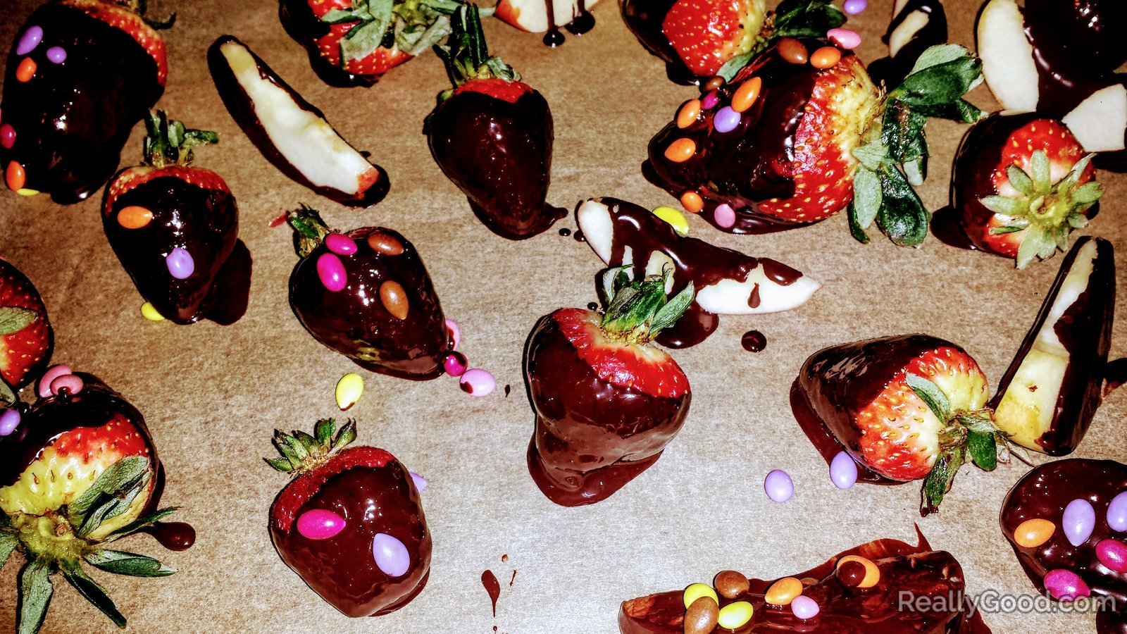 Chocolate covered fruit
