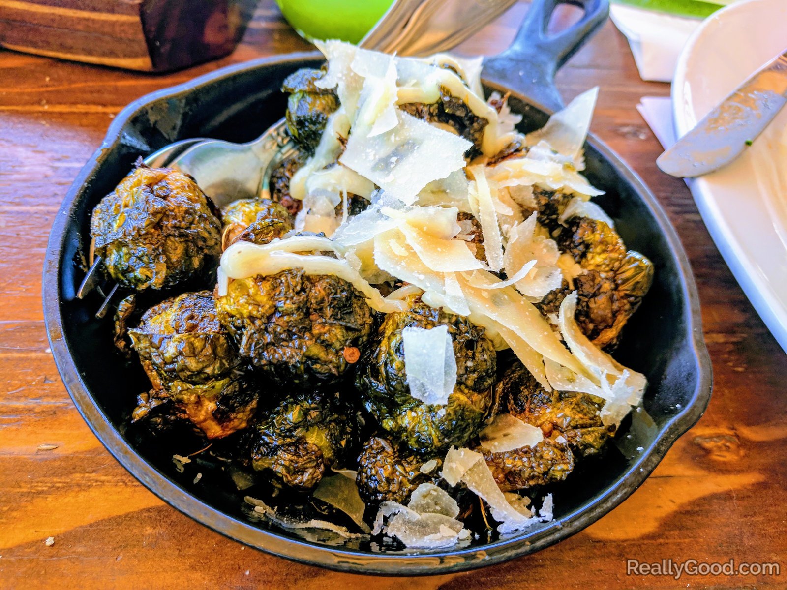 Fried brussel sprouts