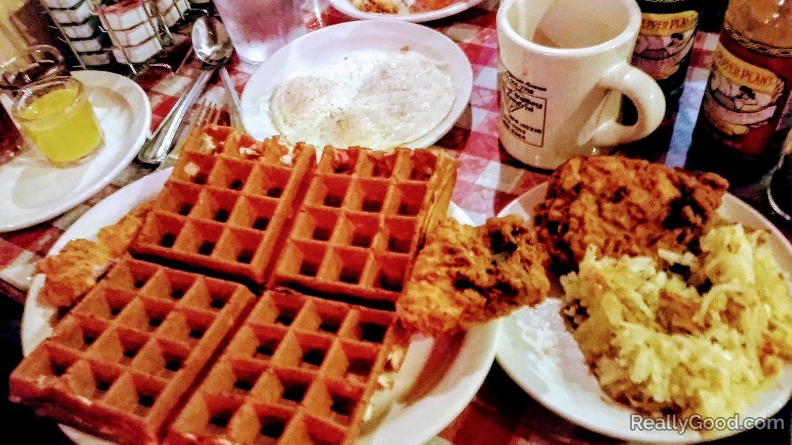 fried chicken & waffles