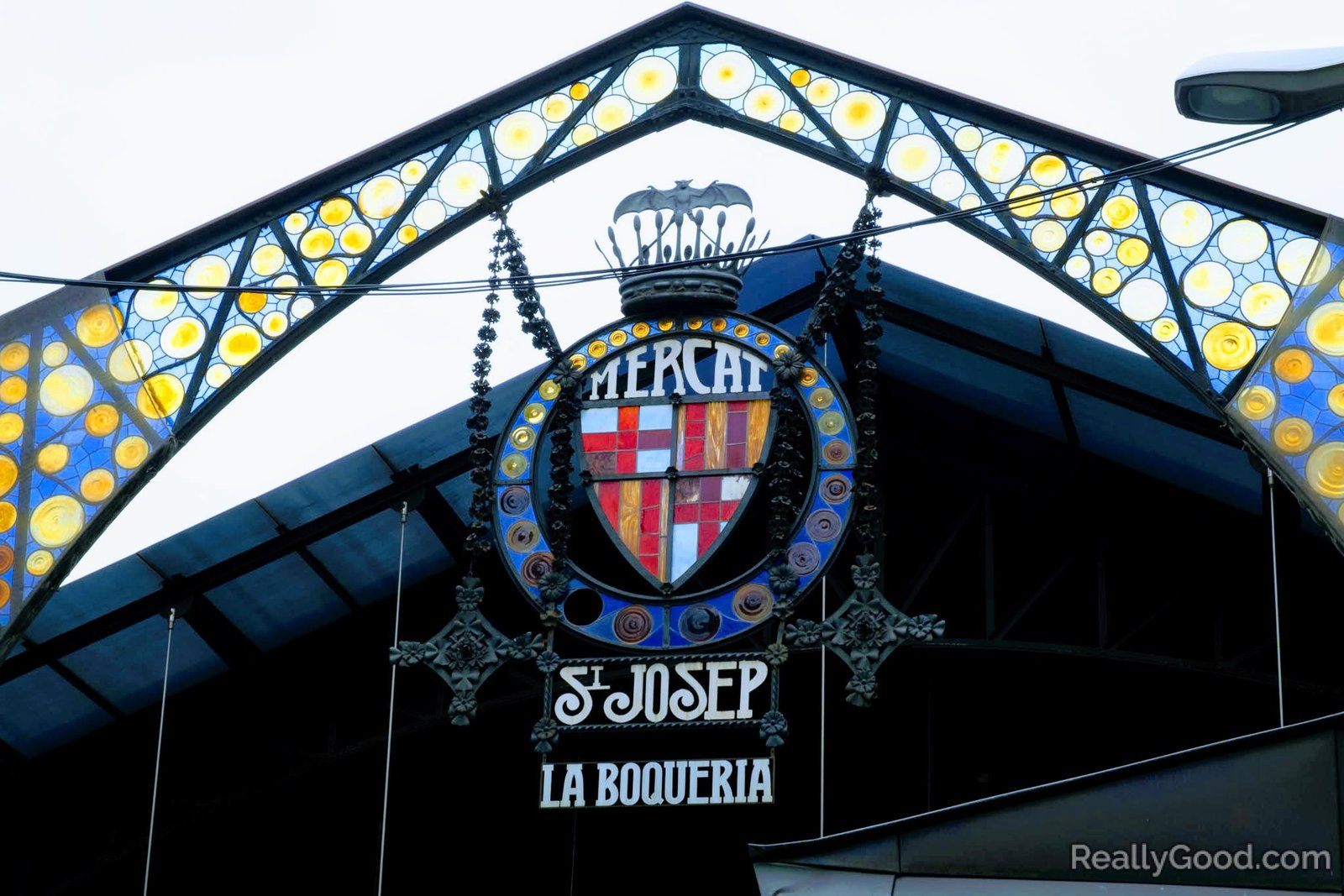 La Boqueria in Barcelona, Spain.