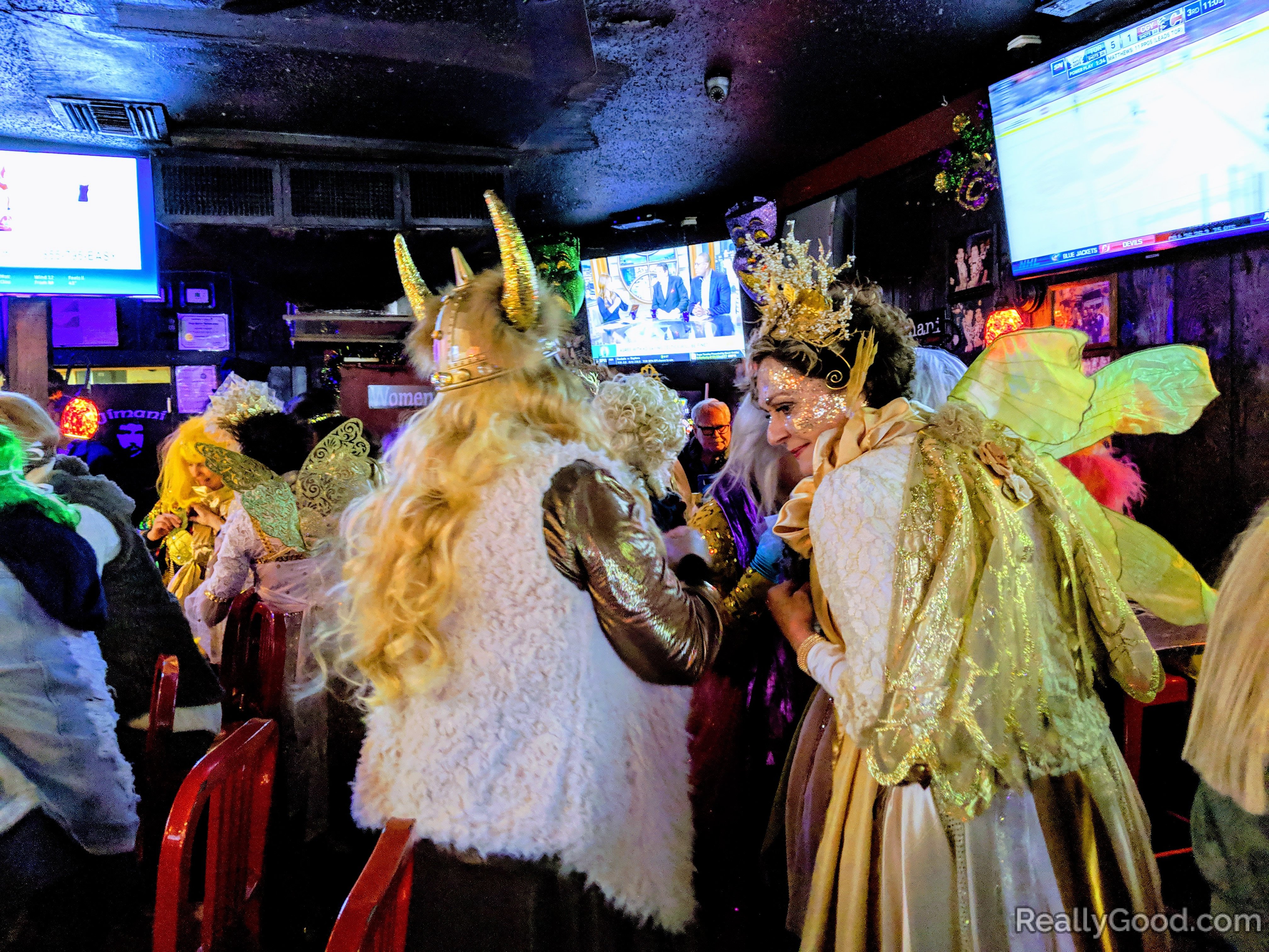 Mardi gras bar