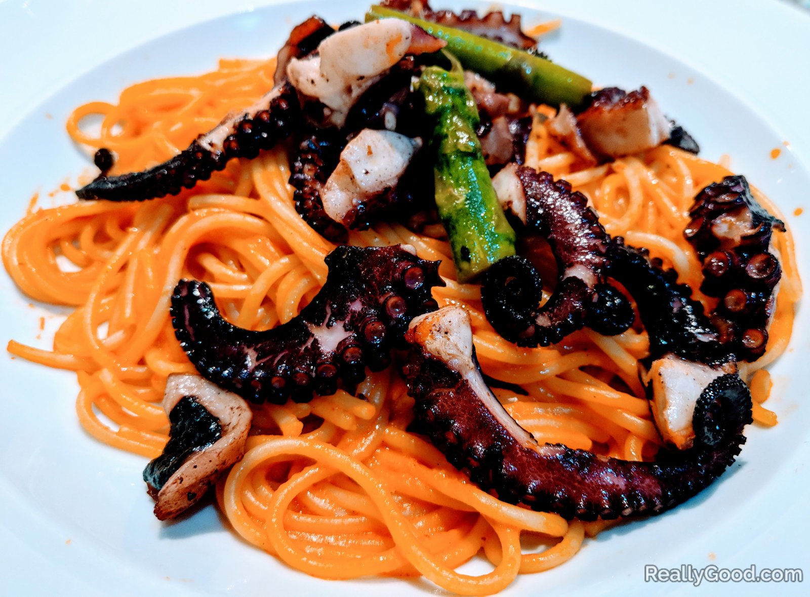 Octopus pasta.