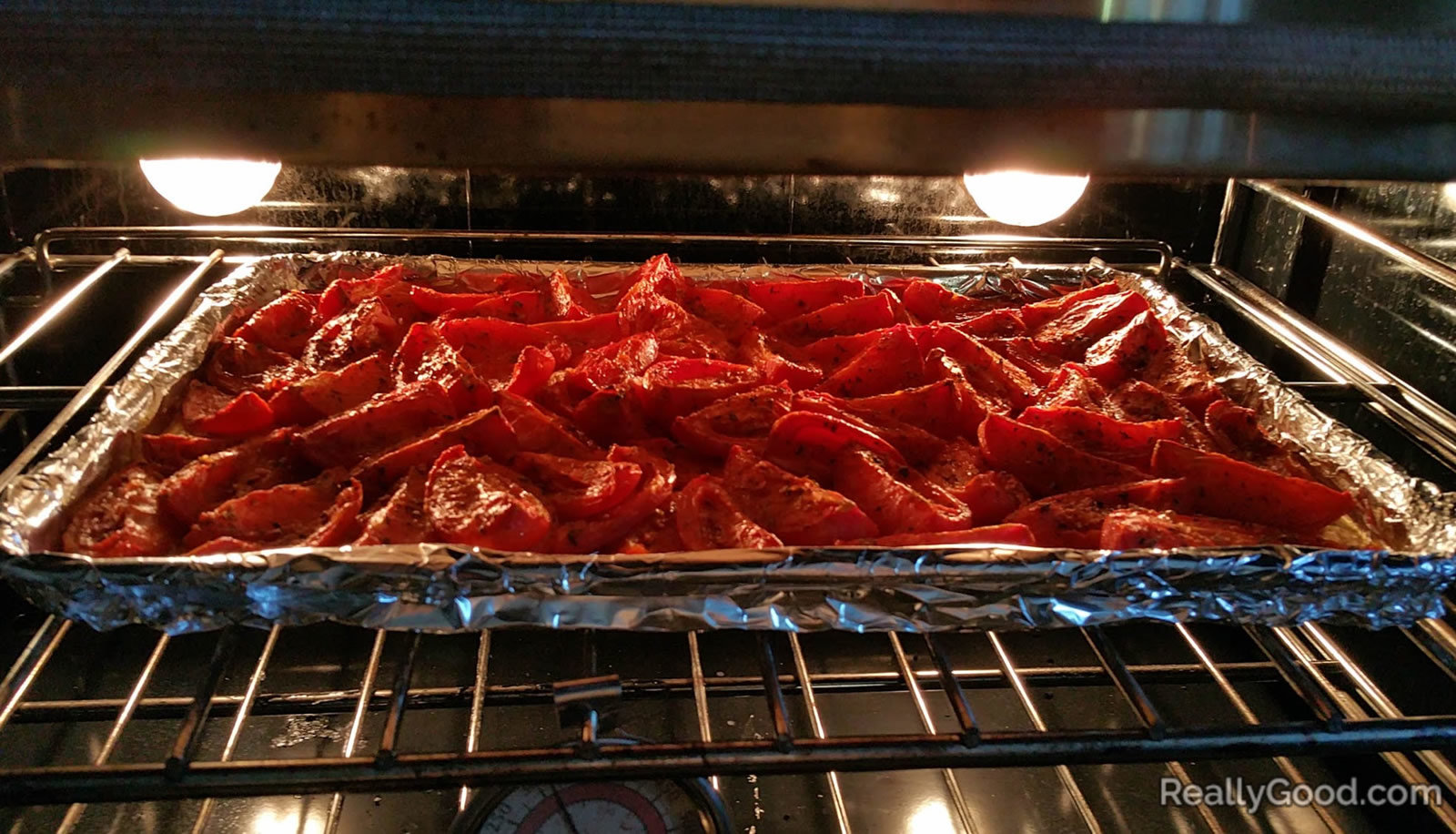 Roasting tomatoes