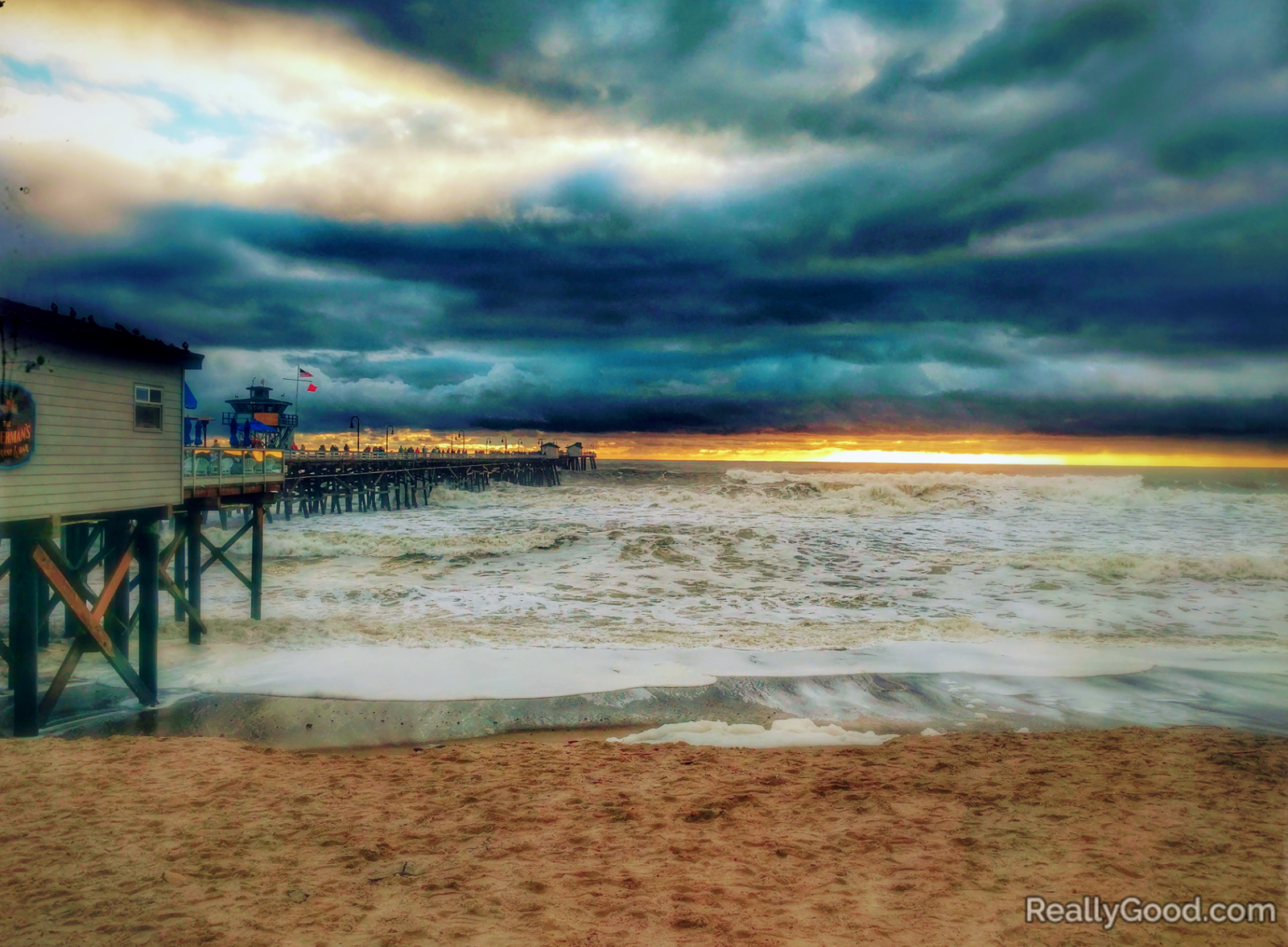 San Clemente pier sunset