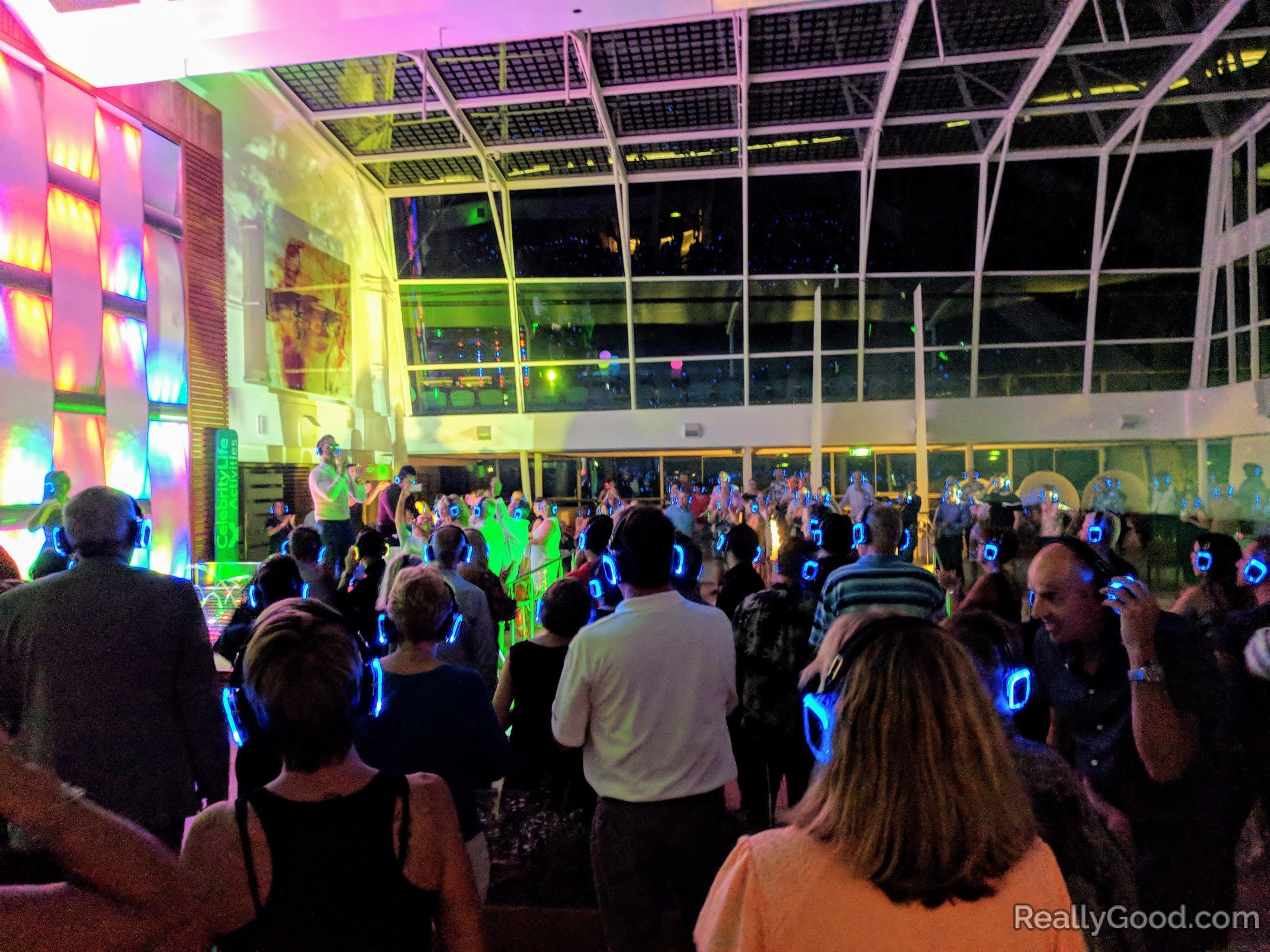 Silent disco on a cruise