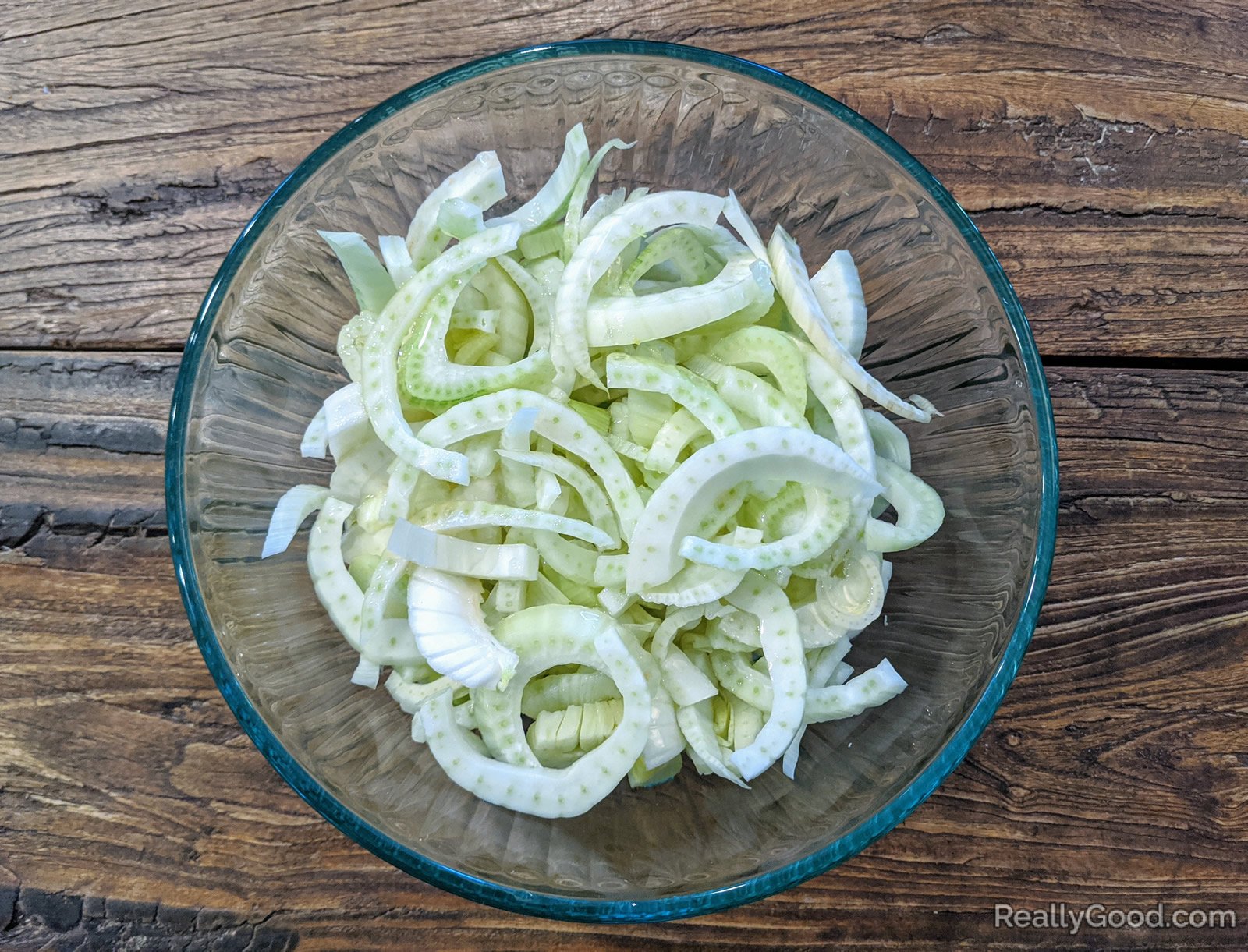 Sliced fennel