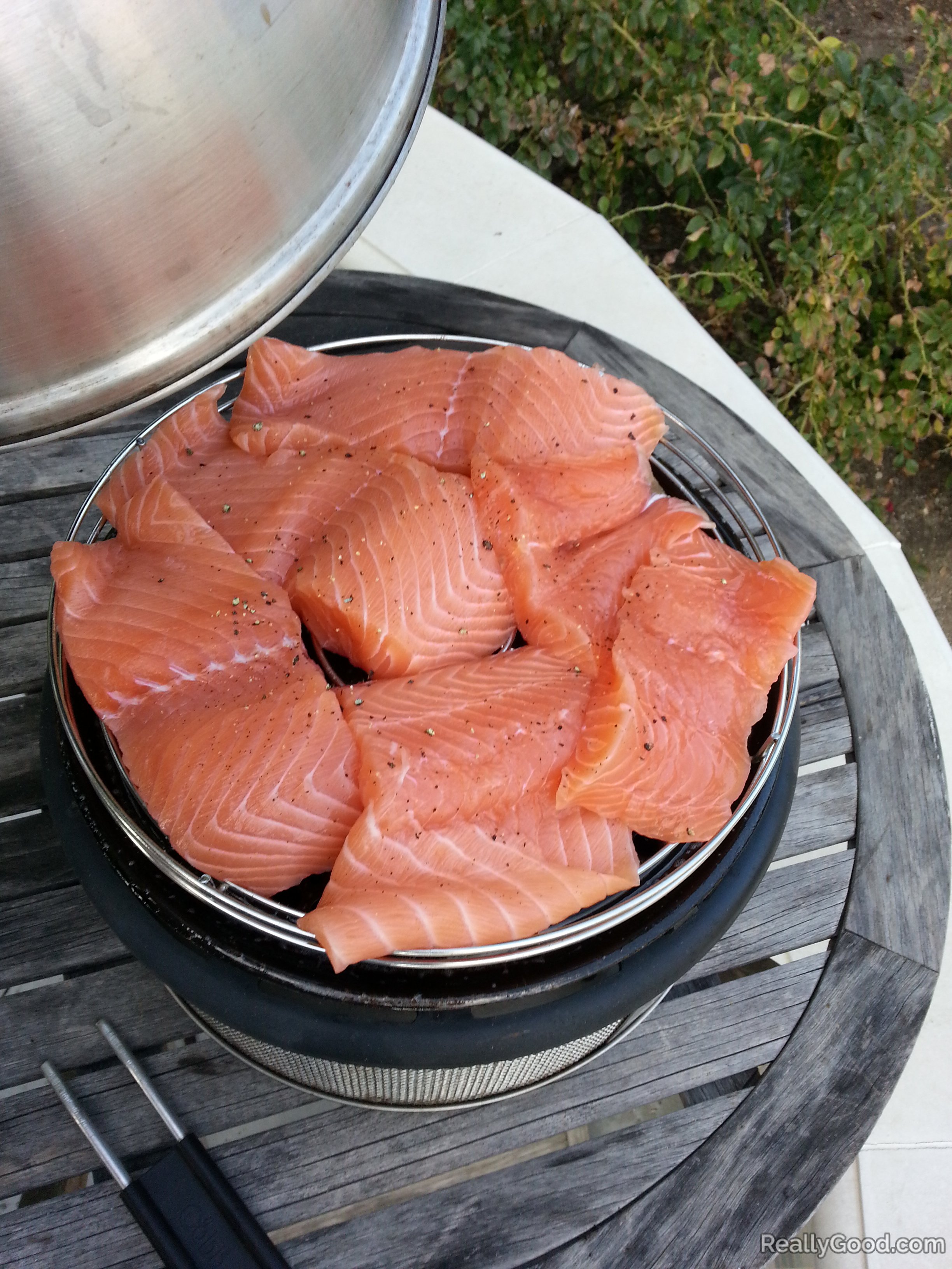 Smoking Salmon