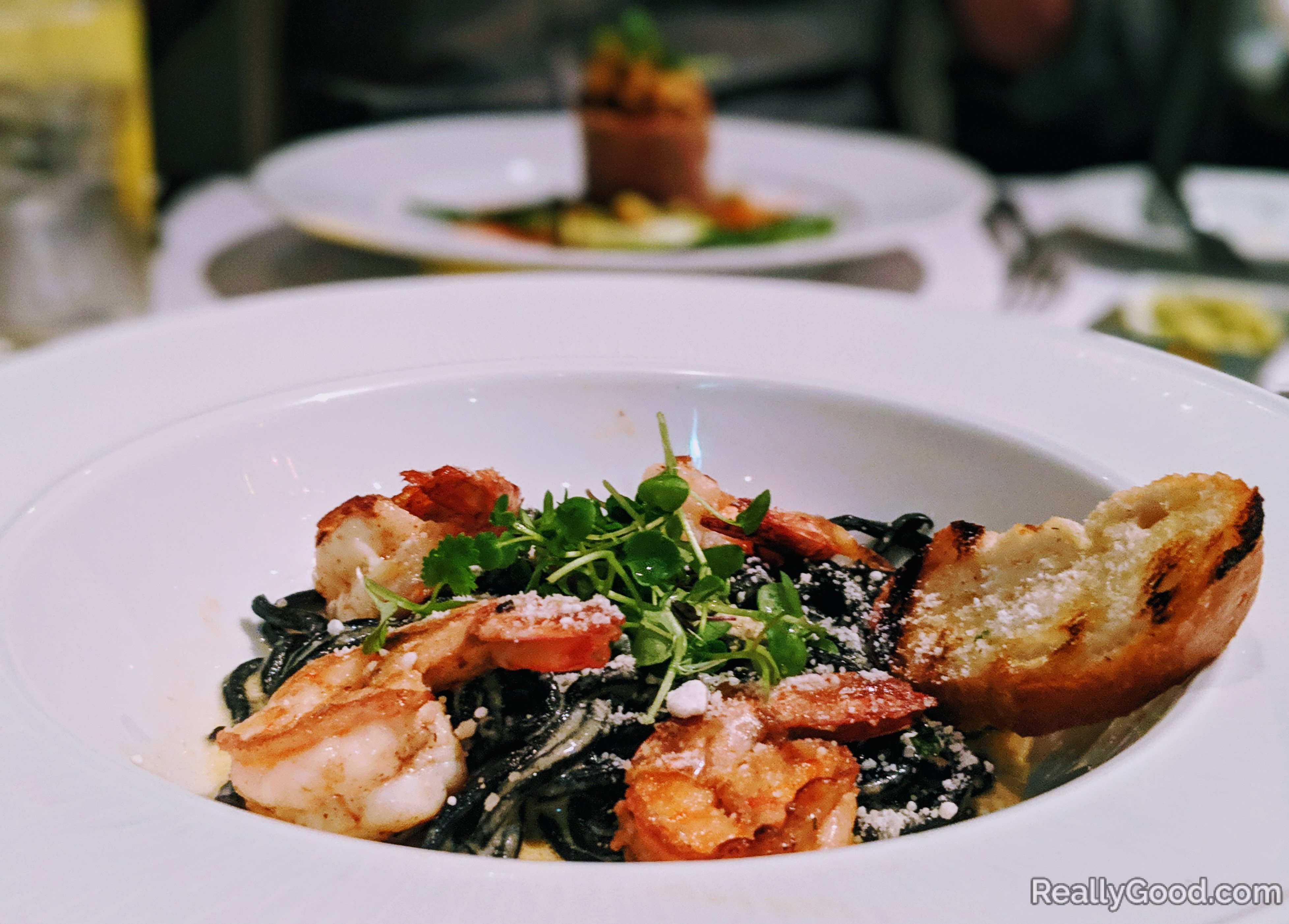 Squid ink pasta