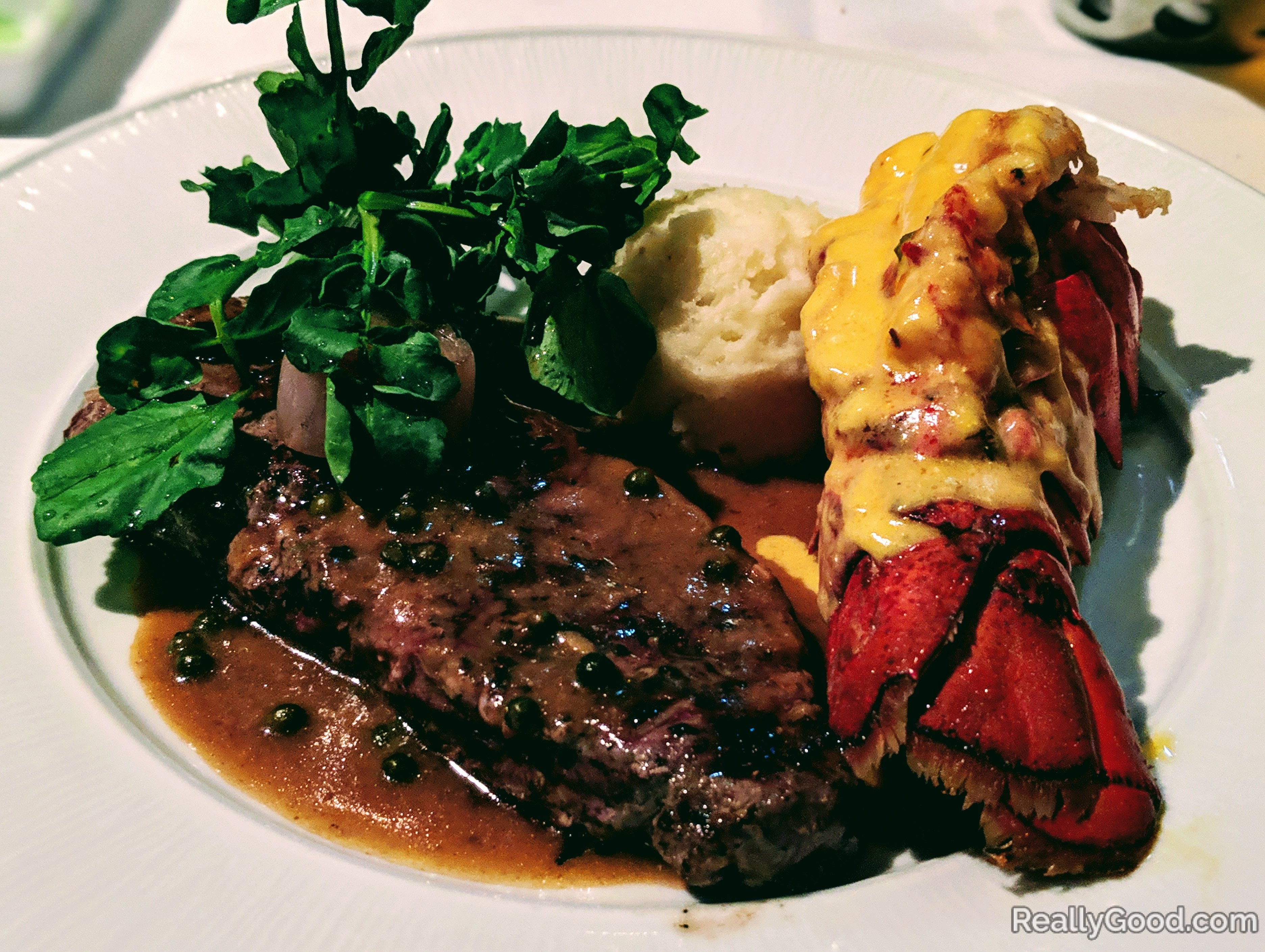 Steak and lobster