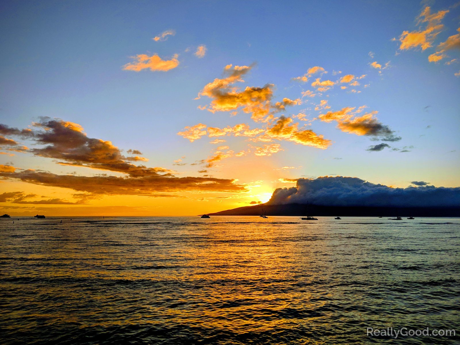 Sunset in Lahaina, Maui