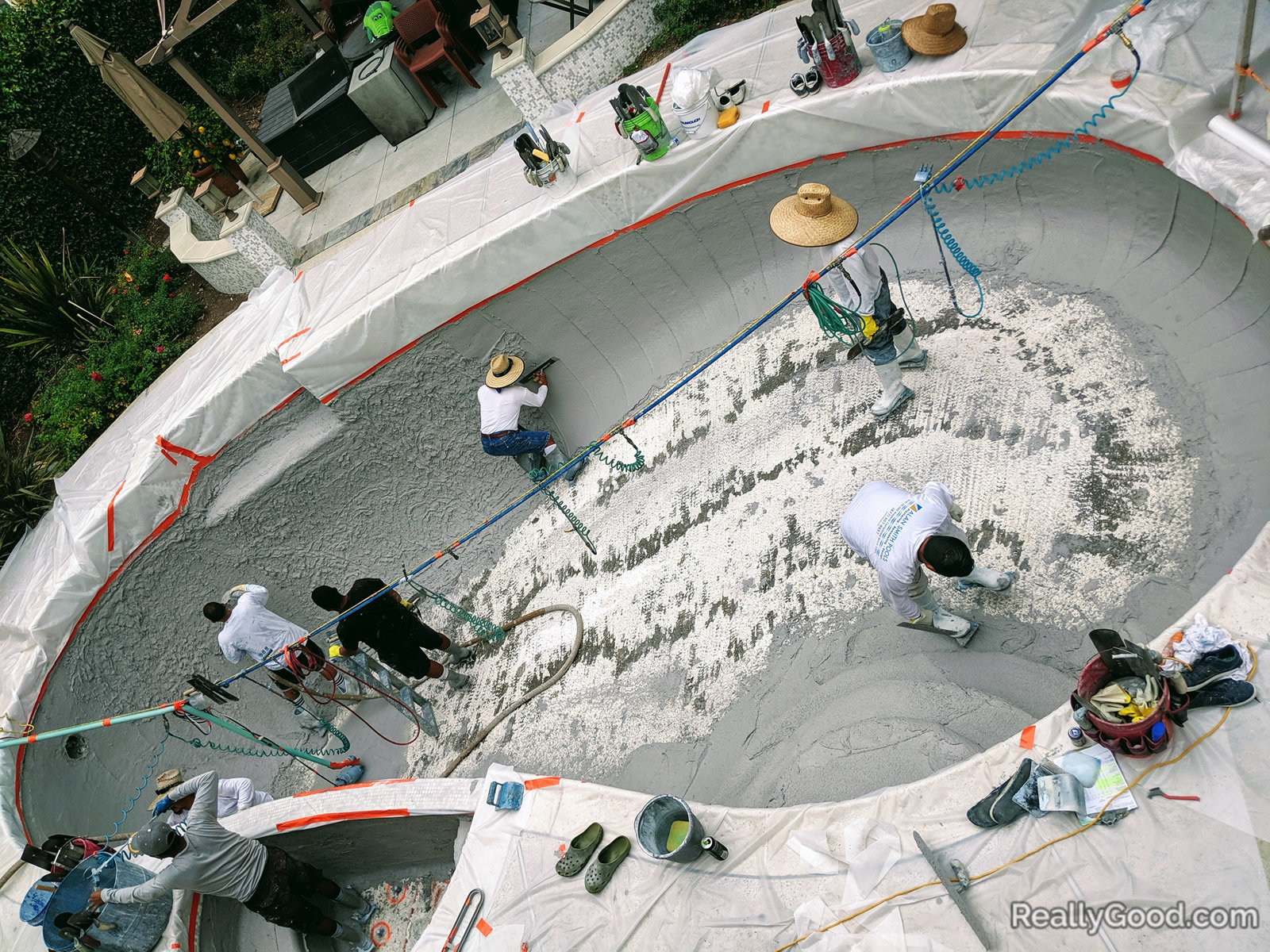 Swimming pool refurbishment