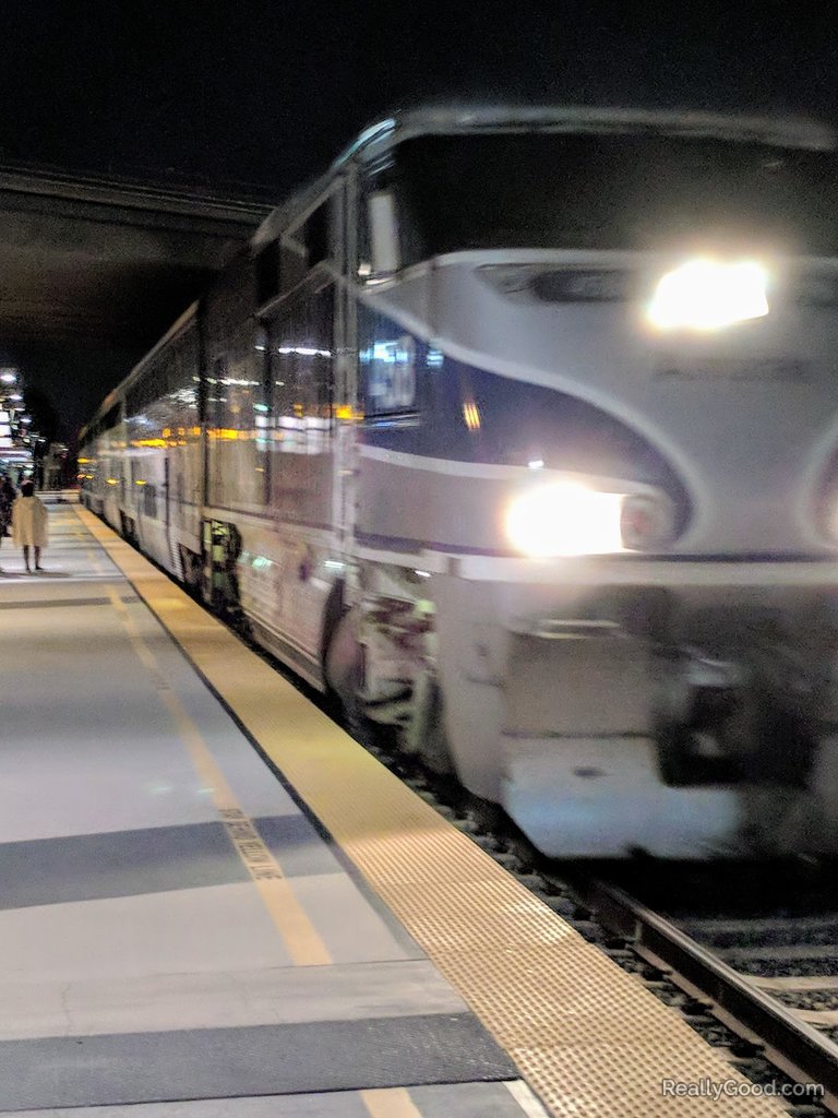 Train in Anaheim