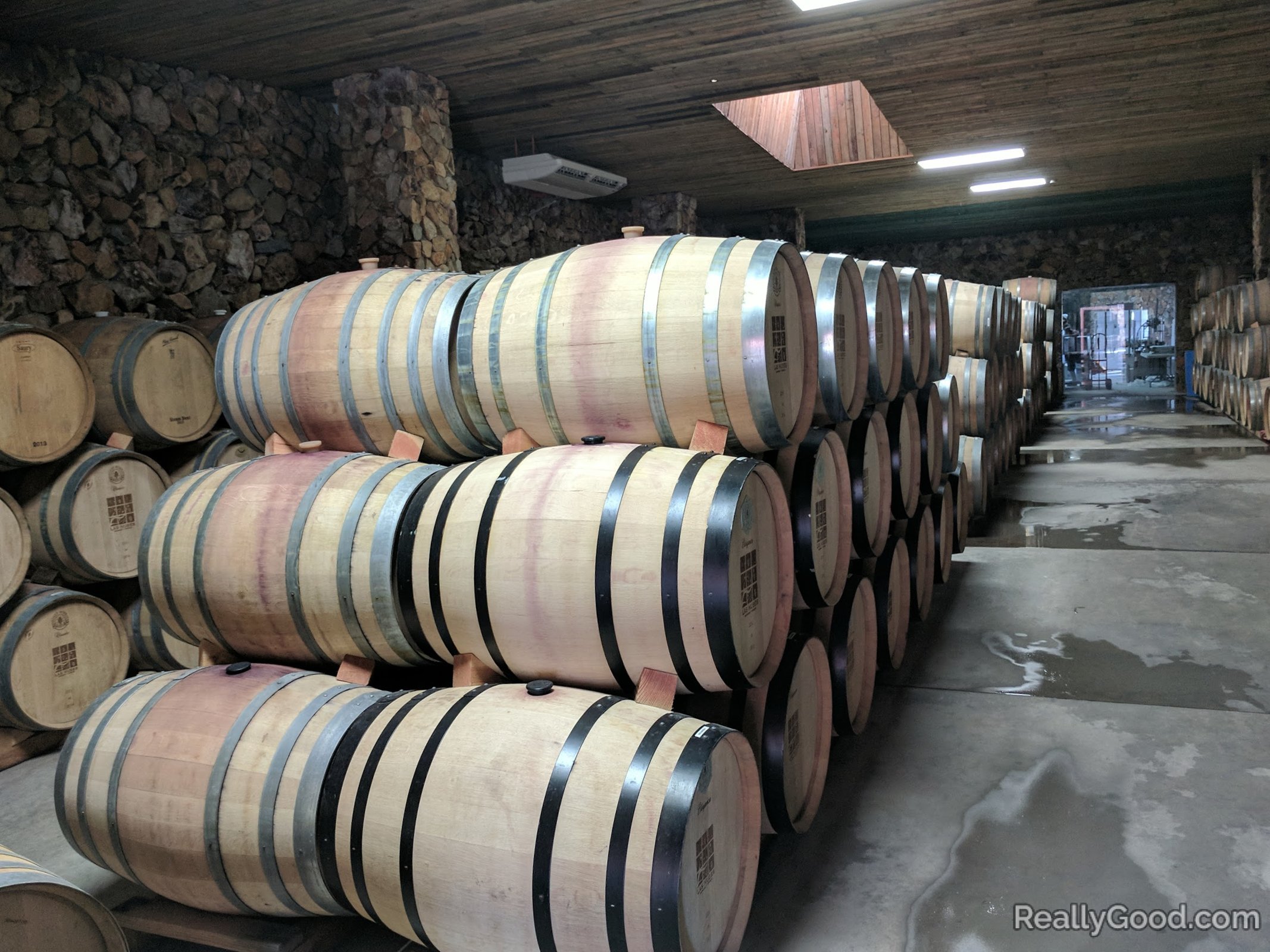 Wine barrels