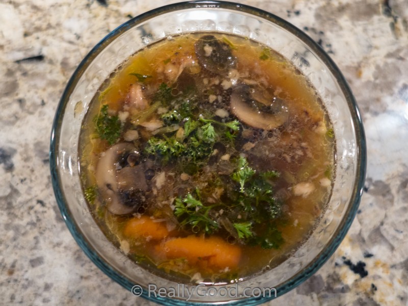 Beef Bone Broth in a Slowcooker