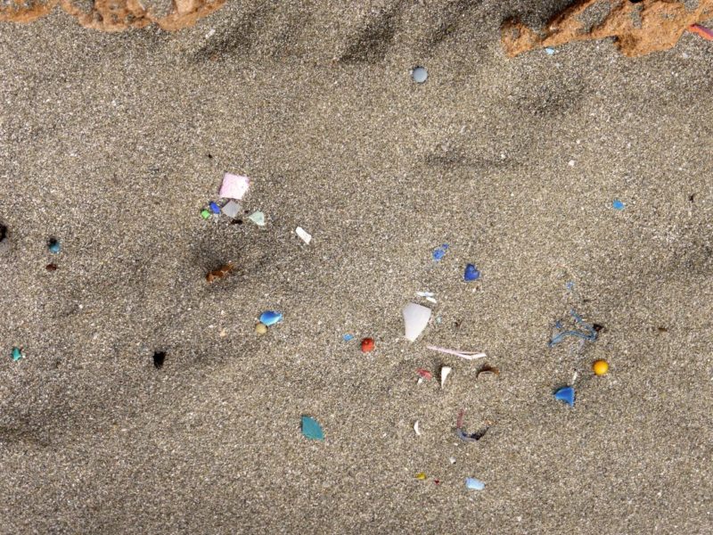 Plastics beach