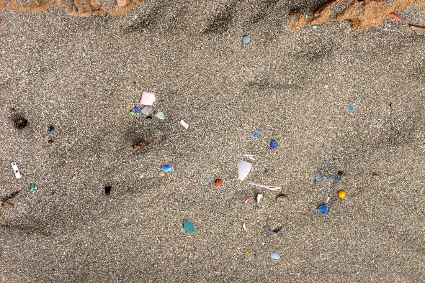Plastics beach