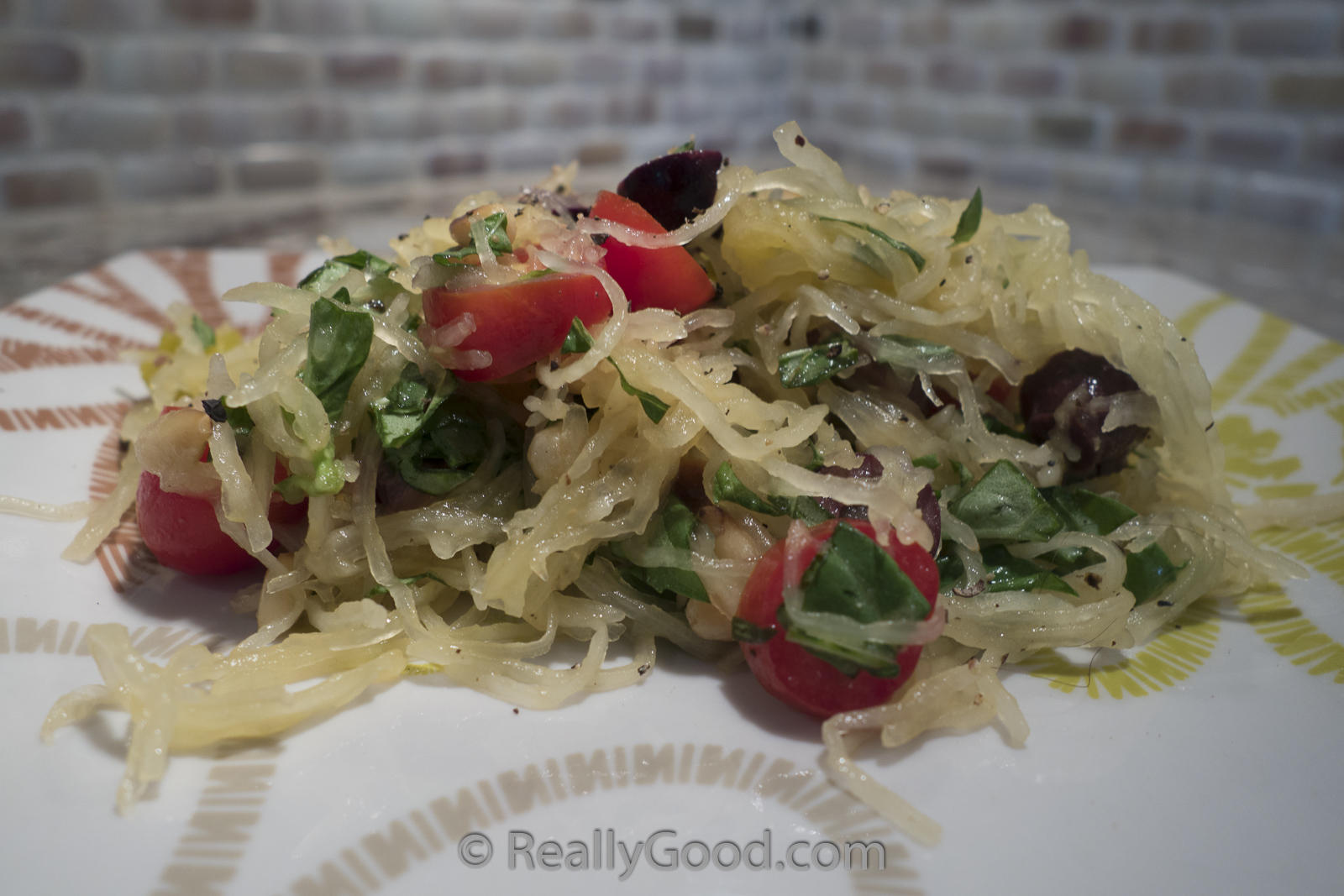 Spaghetti squash salad